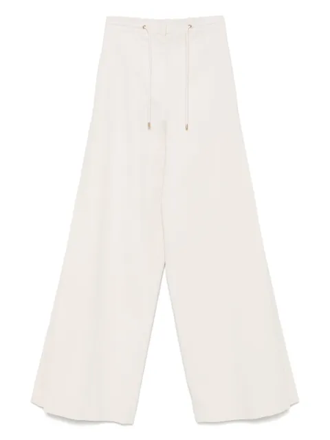 Agnona pantalones de crepé