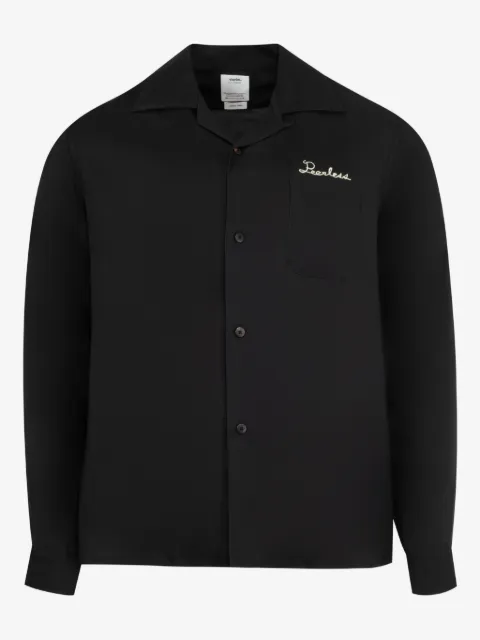 visvim logo-embroidered shirt
