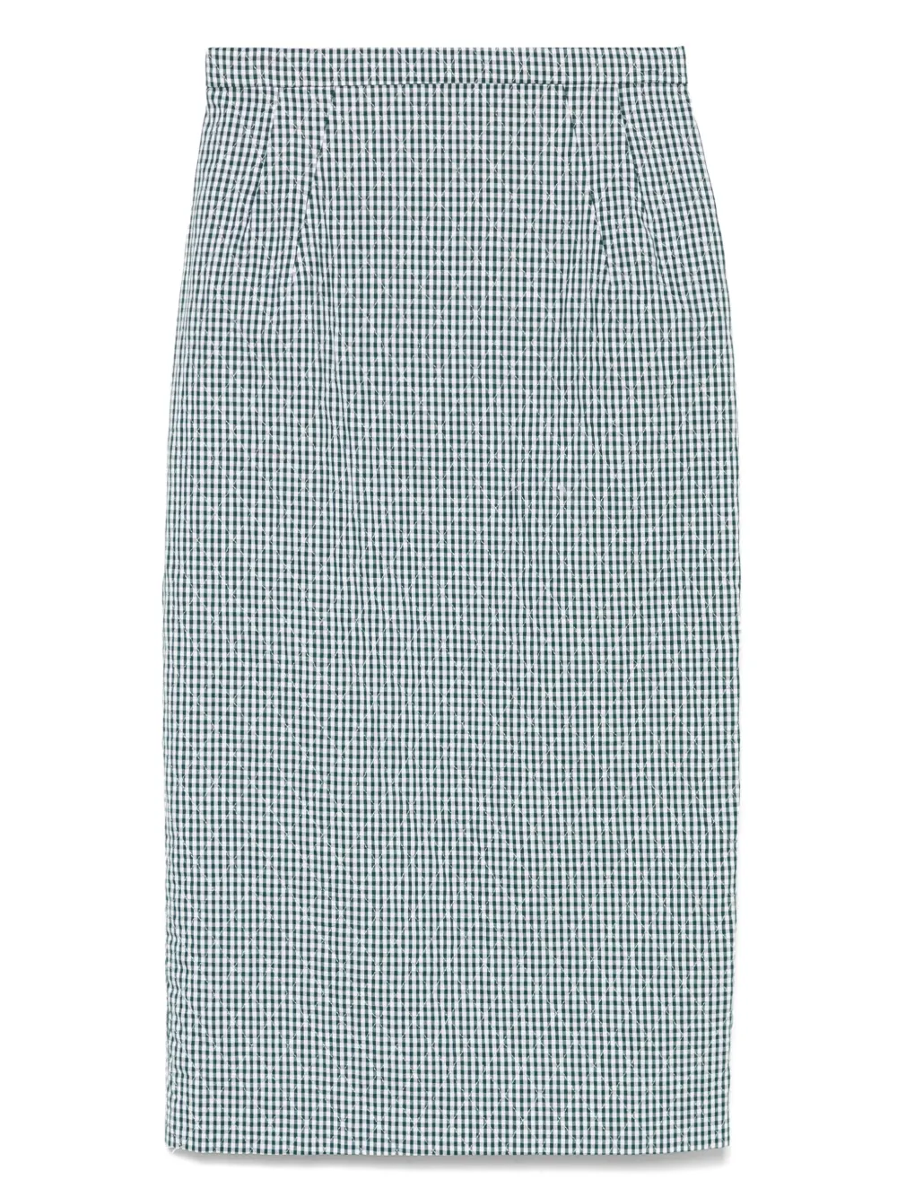 Nº21 gingham midi skirt