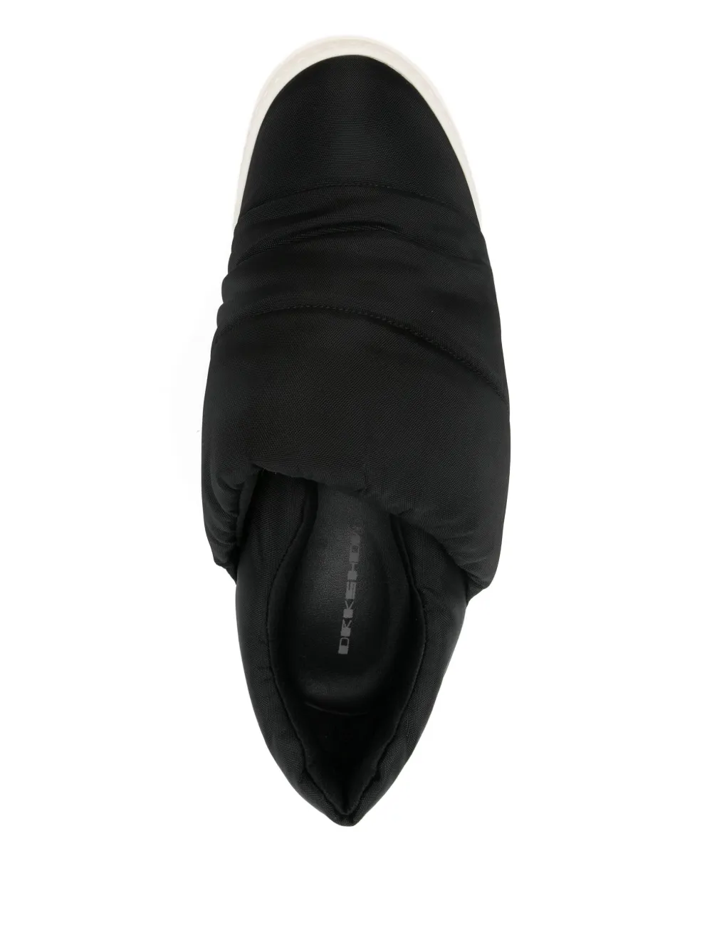 Rick Owens DRKSHDW Puffer slip-on sneakers Zwart