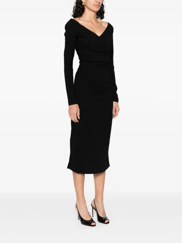 Dolce & Gabbana Vネック ドレス Dolce & Gabbana Vネック ドレス | ブラック | FARFETCH JP