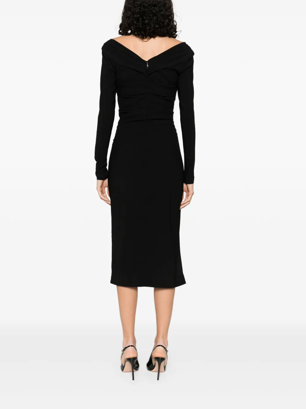 Dolce & Gabbana Jurk met V-hals Zwart