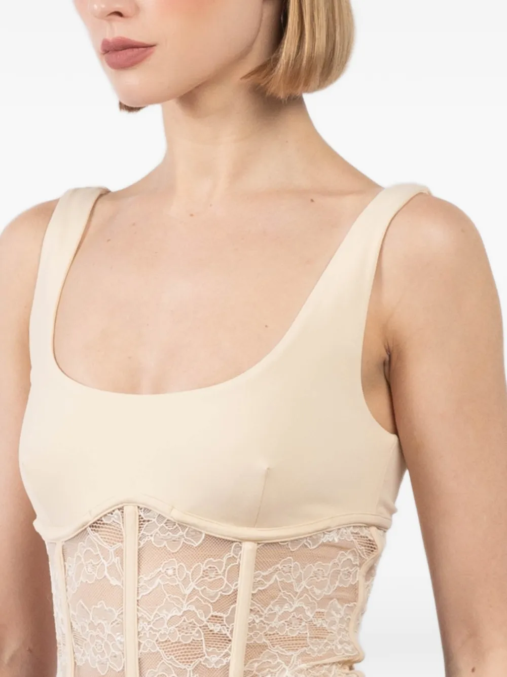CAMI NYC Kanten vlak in één Beige