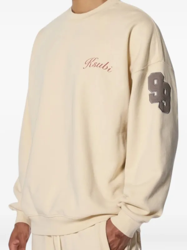 【関税込み】Ksubi ベージュ Playoff Ekcess スウェットシャツ Ksubi Playoff Ekcess Sweatshirt | Neutrals | FARFETCH