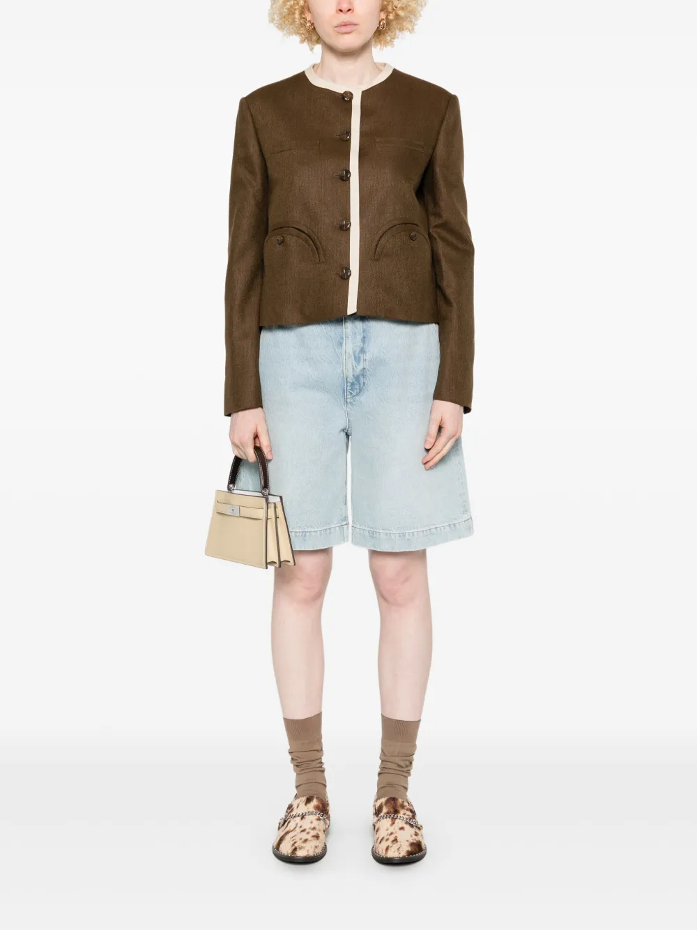 Blazé Milano contrast-trim jacket | Fitted Jackets | Image 2