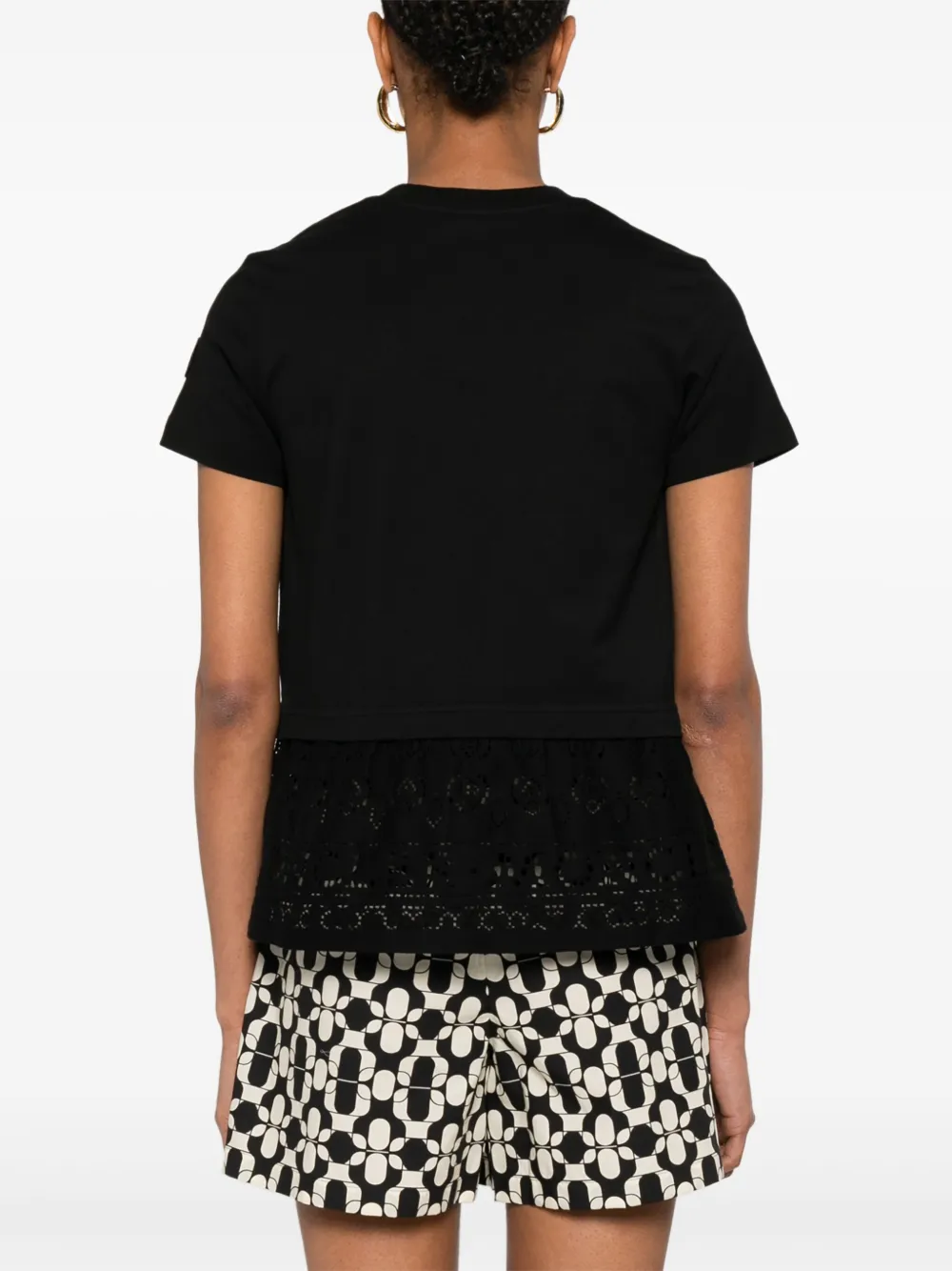 Moncler T-shirt met gelaagd effect Zwart