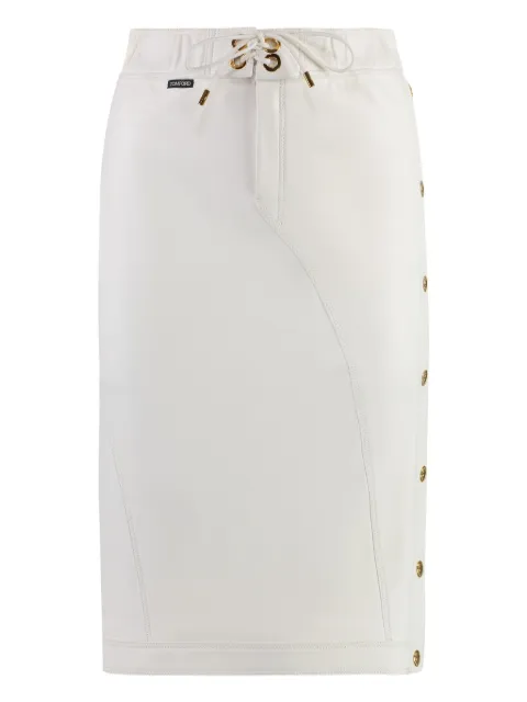 TOM FORD falda midi de cuero