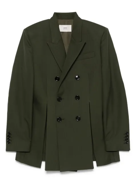 AMI Paris blazer con abertura en la parte delantera