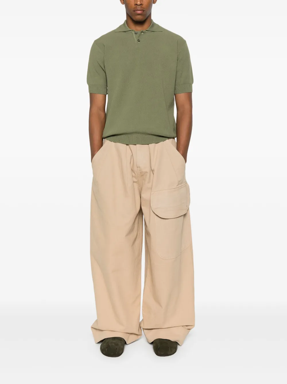 Nine In The Morning Jersey poloshirt - Groen