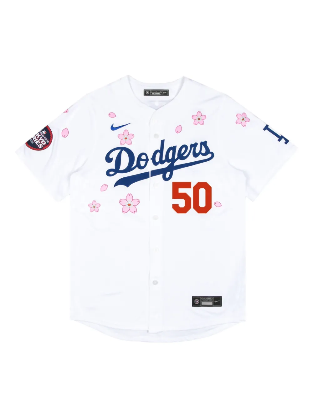 Takashi Murakami x MLB 2025 ワールドツアー 東京シリーズ ドジャース ベッツ ジャージ - ホワイト Takashi Murakami x MLB 2025 ワールドツアー 東京シリーズ ドジャース ベッツ ジャージ - ホワイト