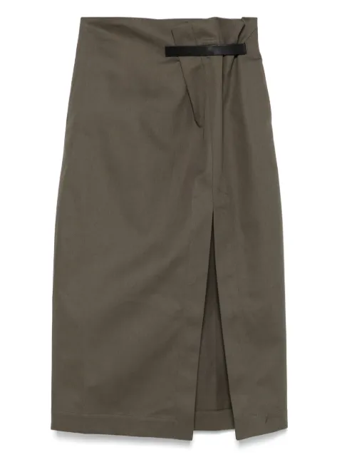 JW Anderson falda midi de sarga