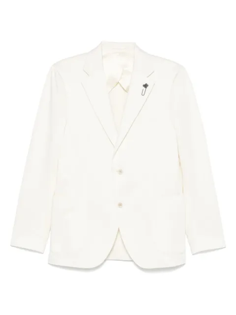 Lardini brooch-detail blazer
