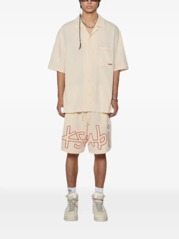 Ksubi logo-embroidered Shirt | Neutrals | FARFETCH CA