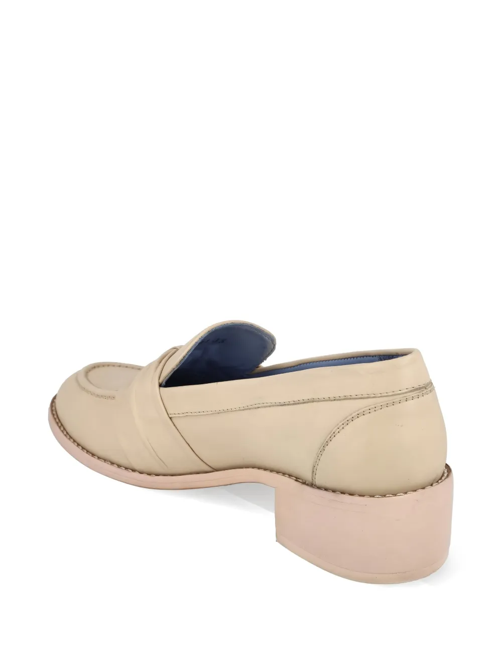 Blue Bird Shoes Loafers met geknoopt detail Beige
