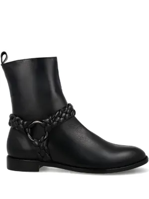 Sarah Chofakian Bota Alexia De Couro | Preto | FARFETCH BR