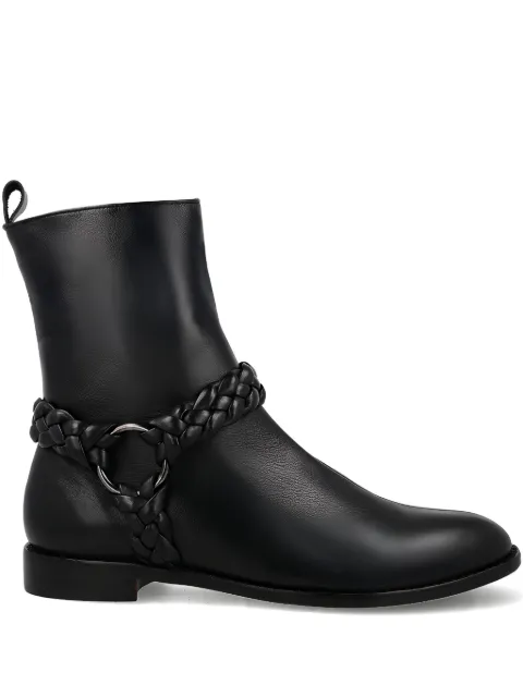 Blue Bird Shoes braided-detail ankle boots