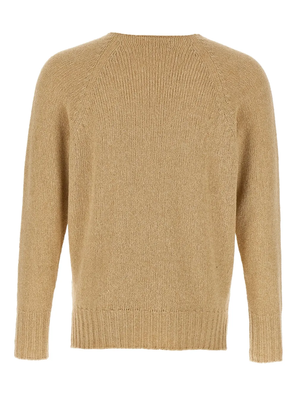 Ma'ry'ya V-neck bouclé sweater - Beige