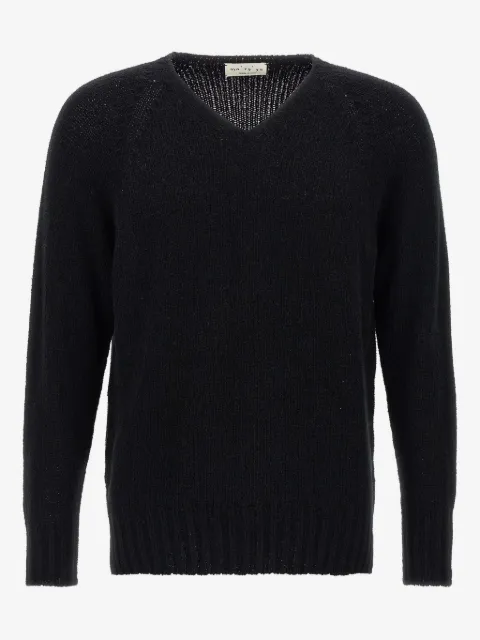 Ma'ry'ya V-neck bouclé sweater
