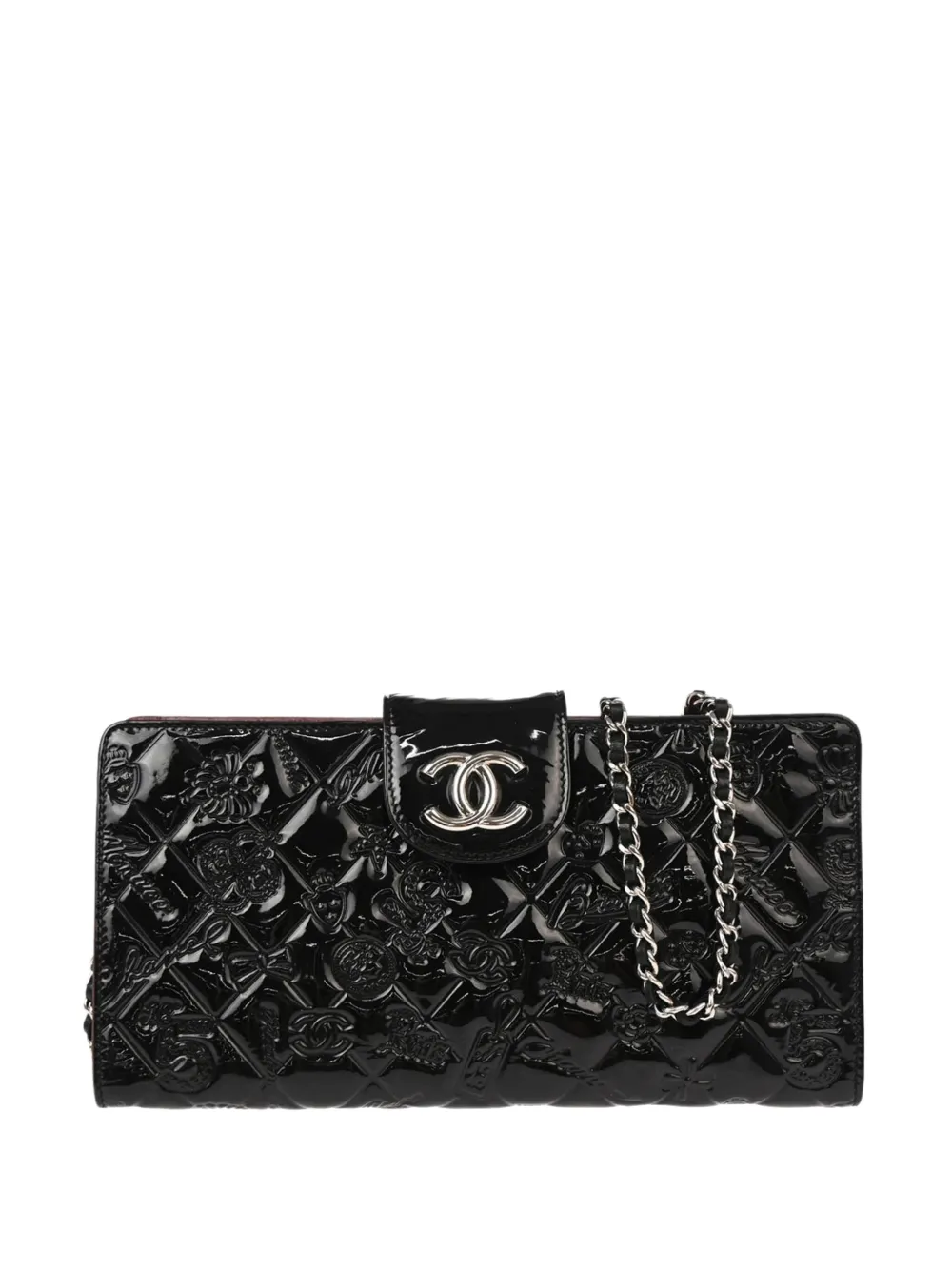 CHANEL Pre-Owned 2010 ラッキーシンボル ショルダーバッグ - ブラック CHANEL Pre-Owned 2010 ラッキーシンボル ショルダーバッグ - ブラック