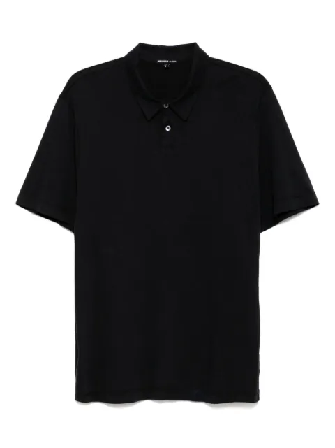 James Perse playera tipo polo con efecto cepillado