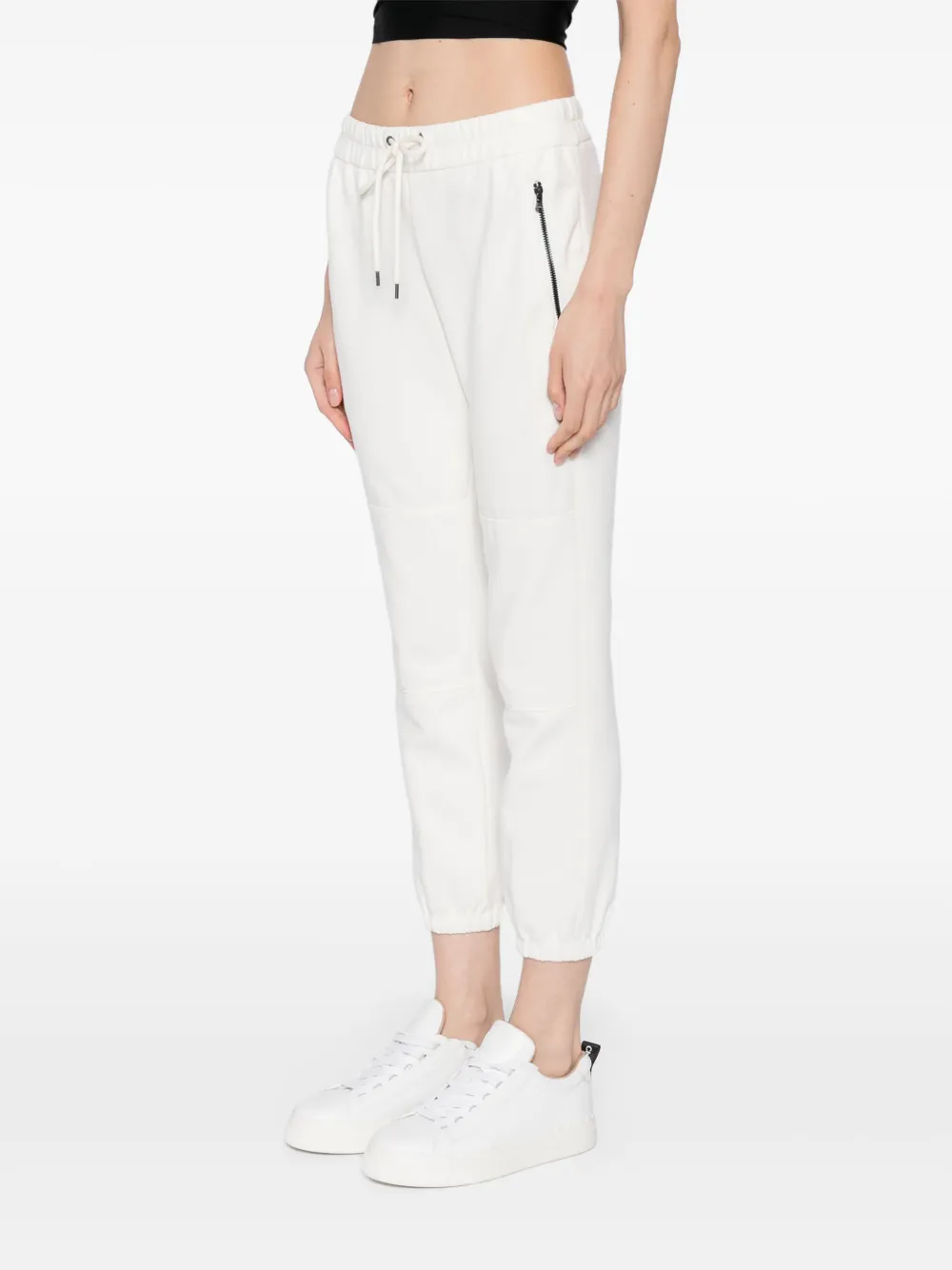 Shop James Perse Scuba-jersey Track Pants In Neutrals
