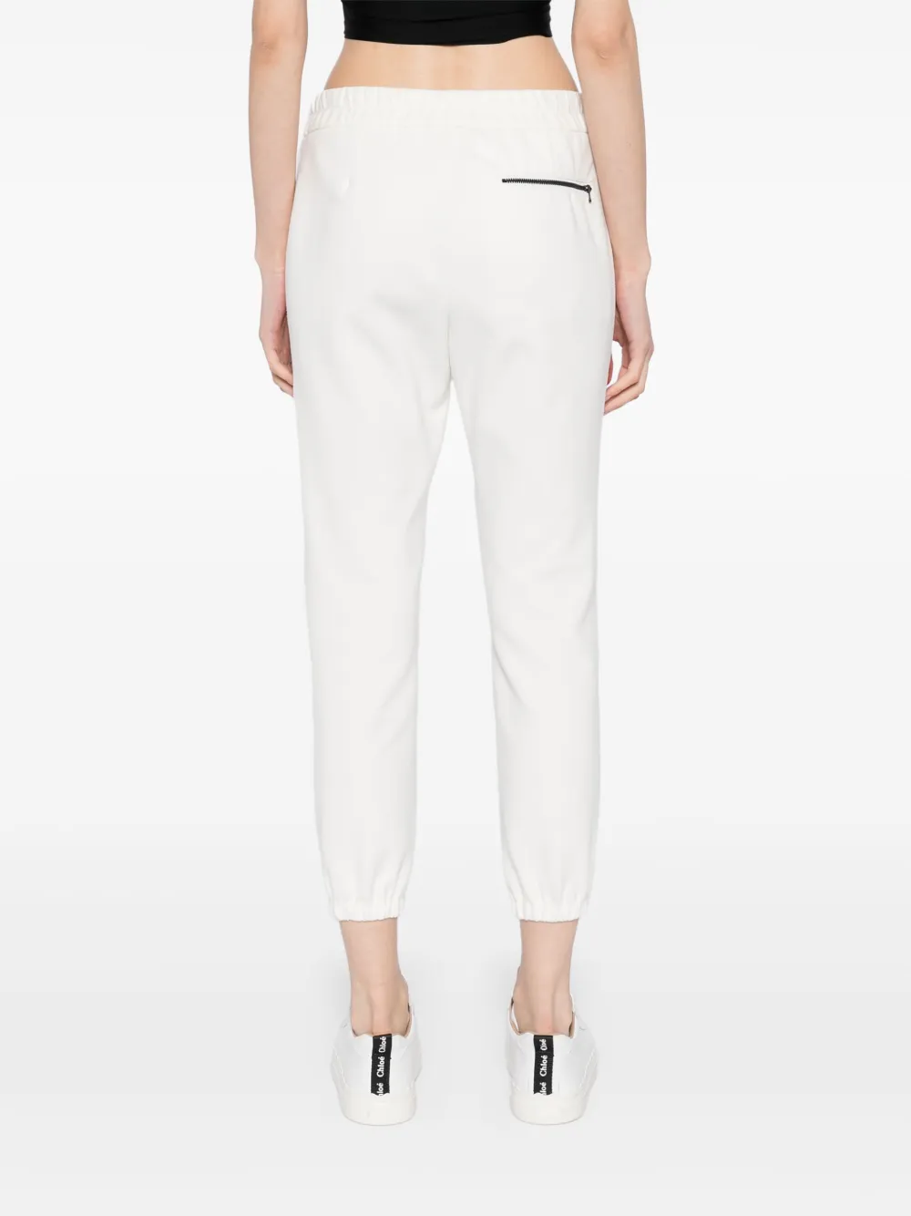 Shop James Perse Scuba-jersey Track Pants In Neutrals