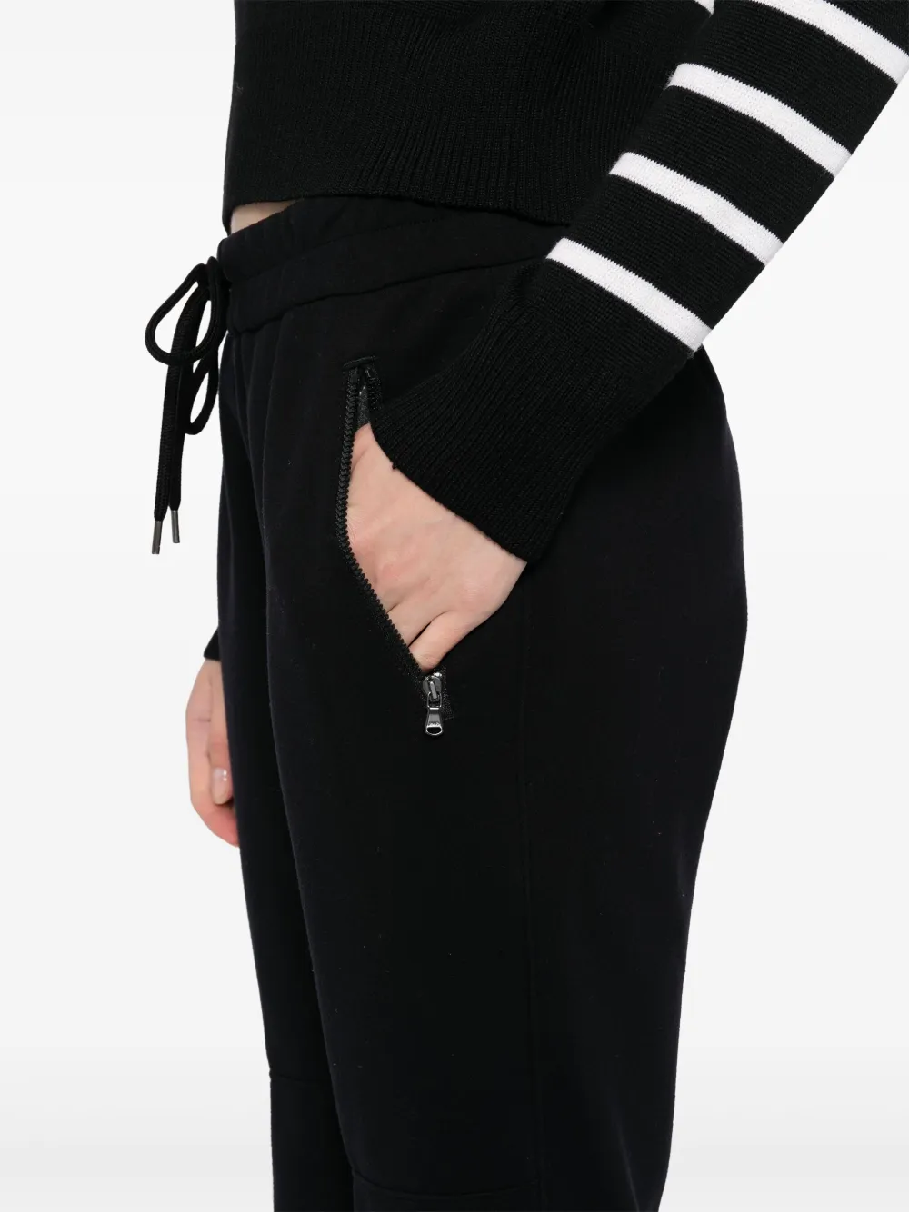 James Perse Scuba-jersey trainingsbroek Zwart