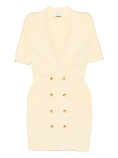 Robe courte en maille - Elisabetta Franchi - Modalova