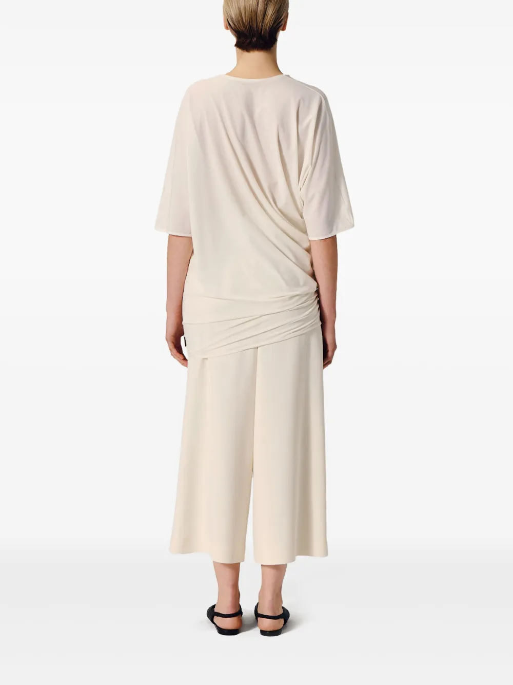 FFORME MARGIA DRAPED T-SHIRT