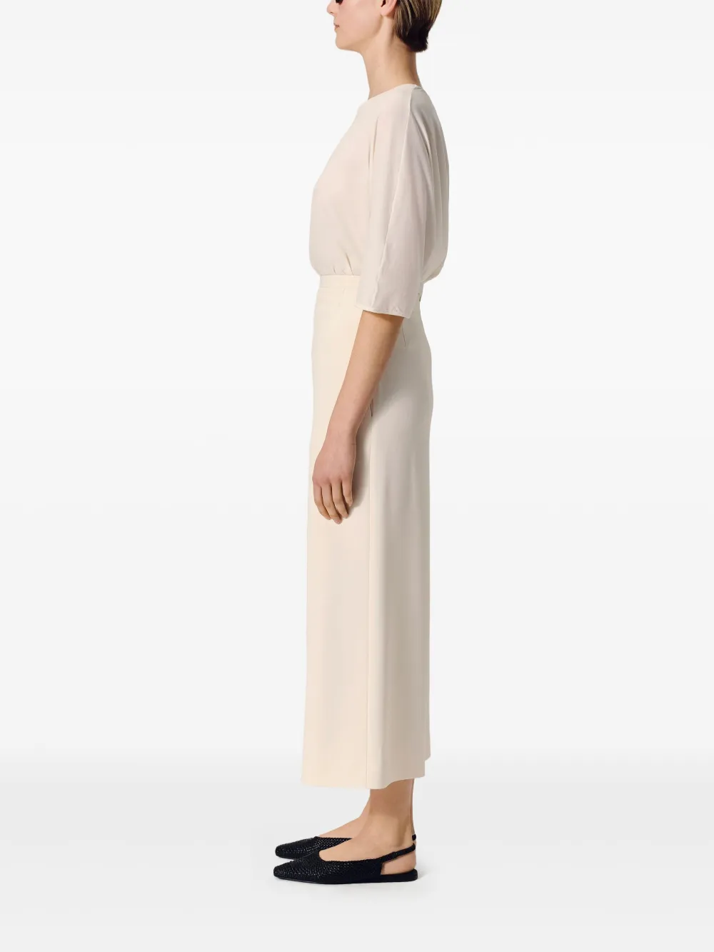 FFORME Pat cropped broek Wit