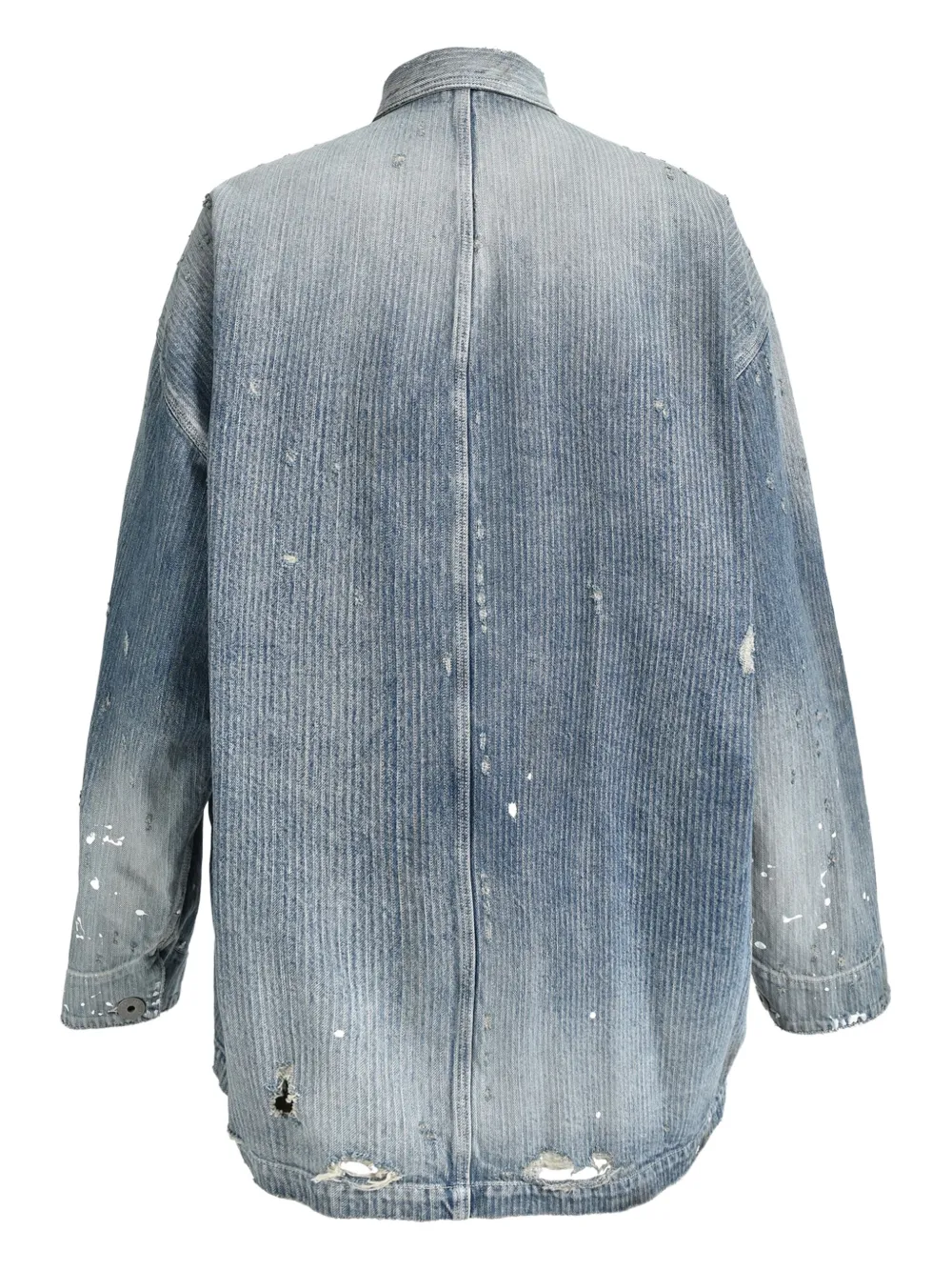 Maison MIHARA YASUHIRO Denim shirtjack - Blauw