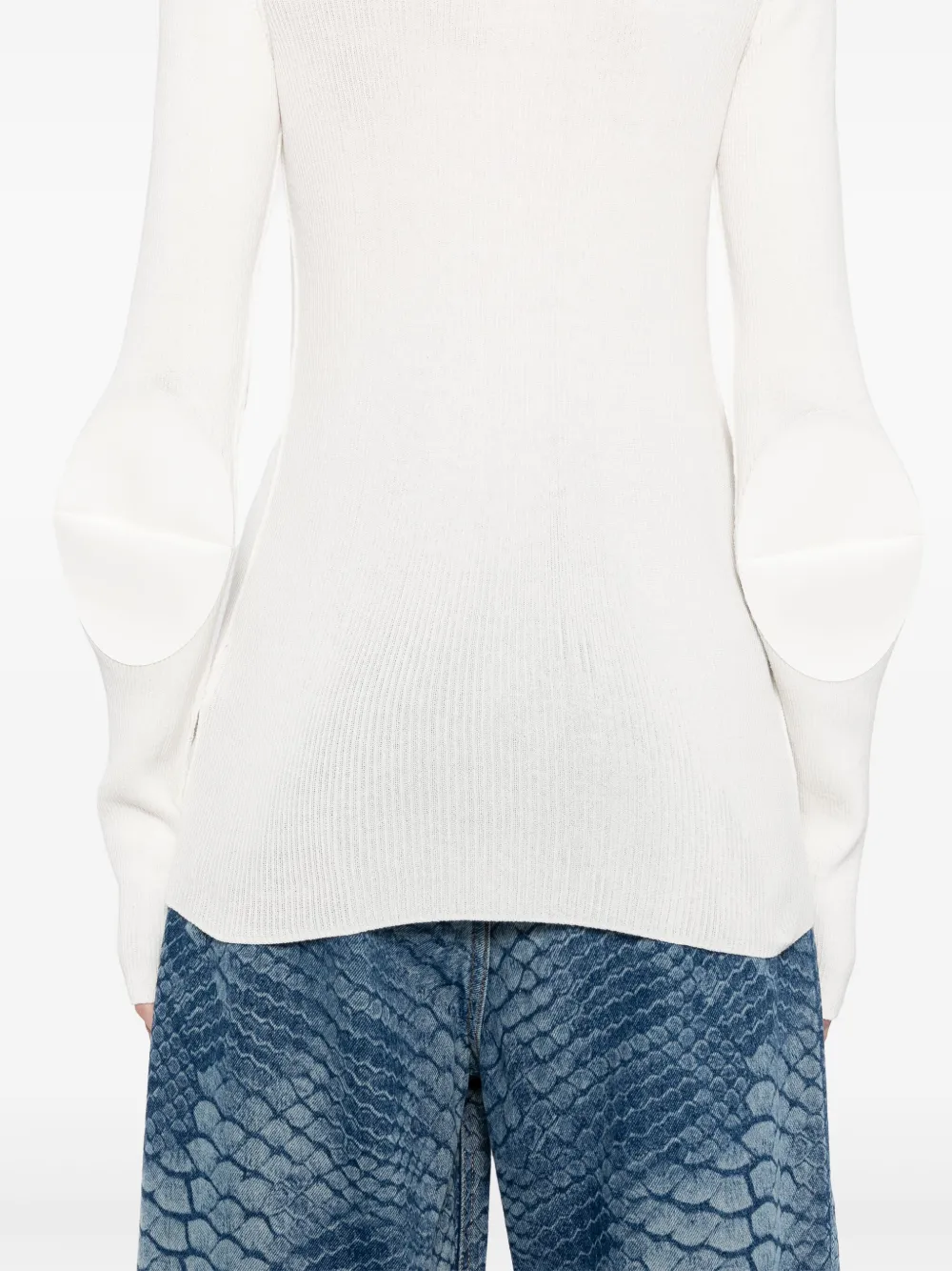 MM6 Maison Margiela Vest met V-hals Wit