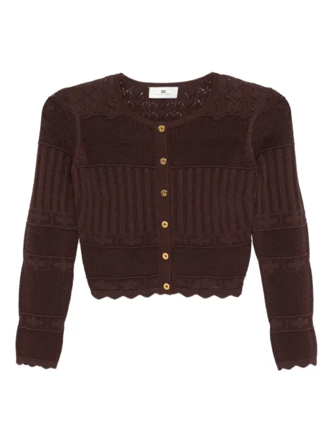 Elisabetta Franchi openwork-embroidered cardigan