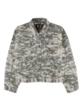 THUG CLUB camouflage-print jacket - Grey