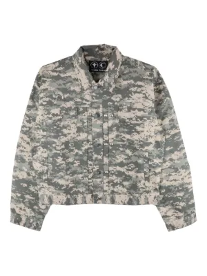 PROTOCOL INDEX zip-fastening print-detail Reversible Bomber Jacket