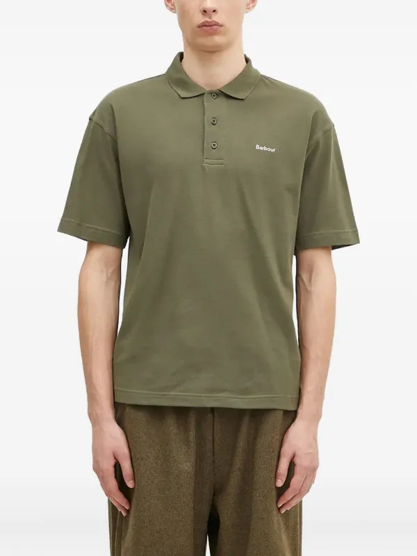 Barbour ロゴ ポロシャツ | グリーン | FARFETCH JP
