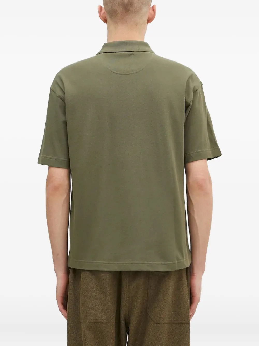 Barbour Poloshirt met geborduurd logo Groen