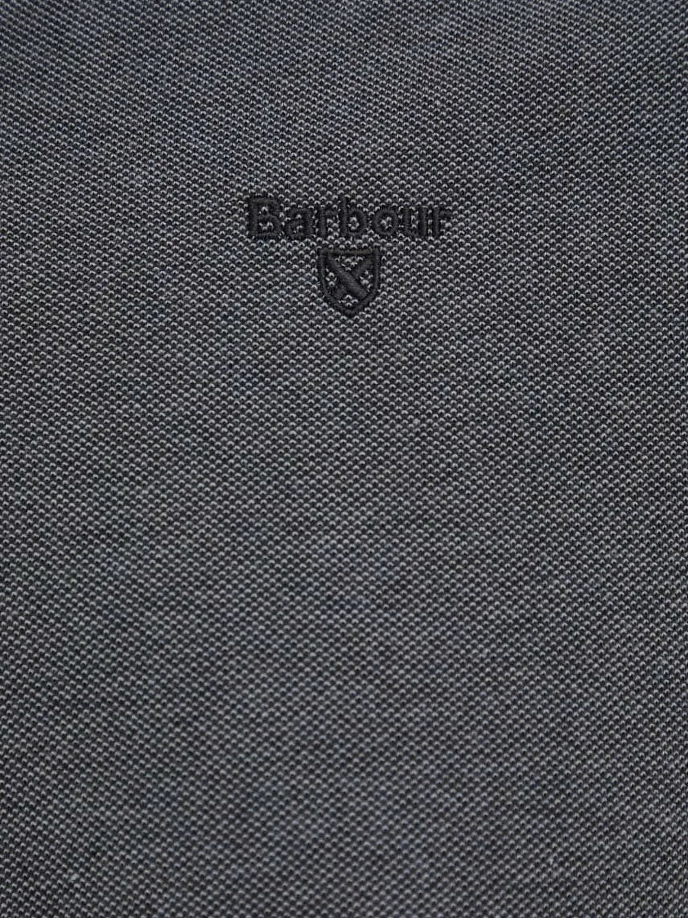 Barbour Poloshirt met contrasterende kraag Zwart
