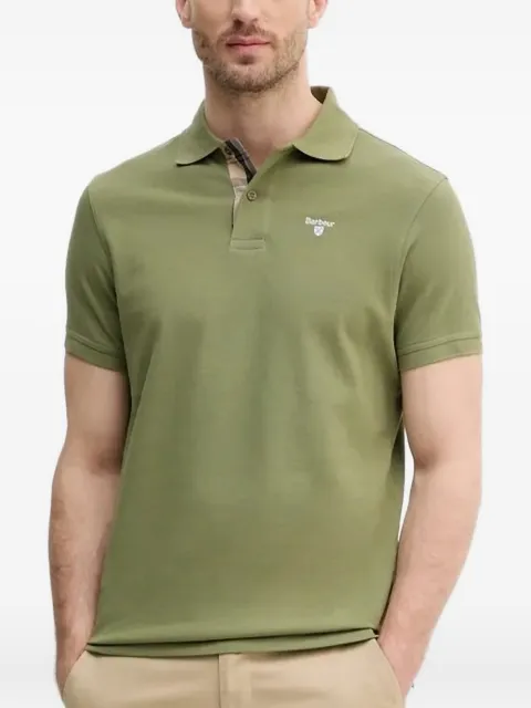 Barbour embroidered-logo polo shirt