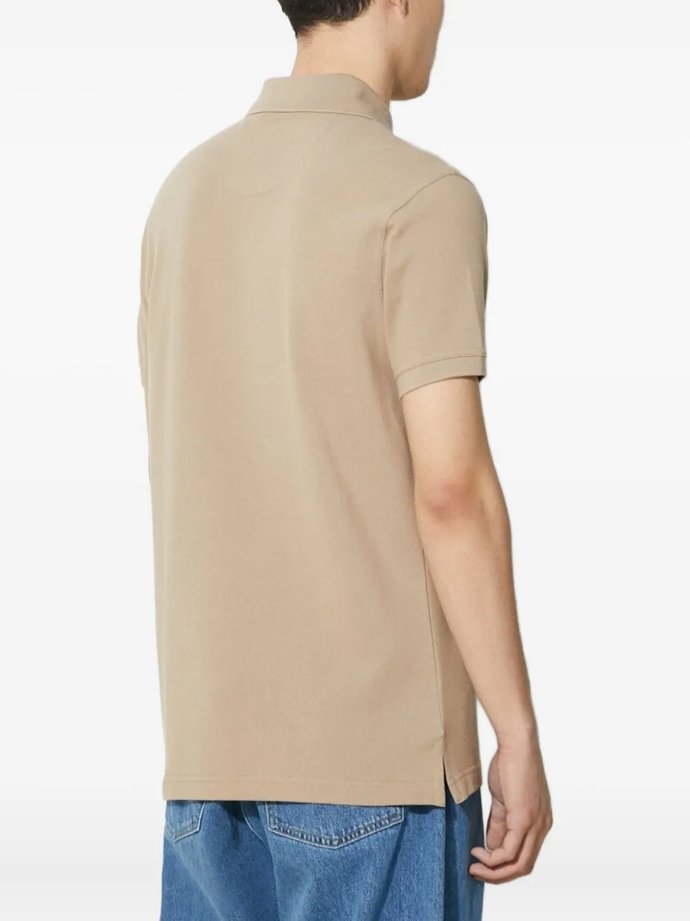 Barbour Poloshirt met geborduurd logo Bruin