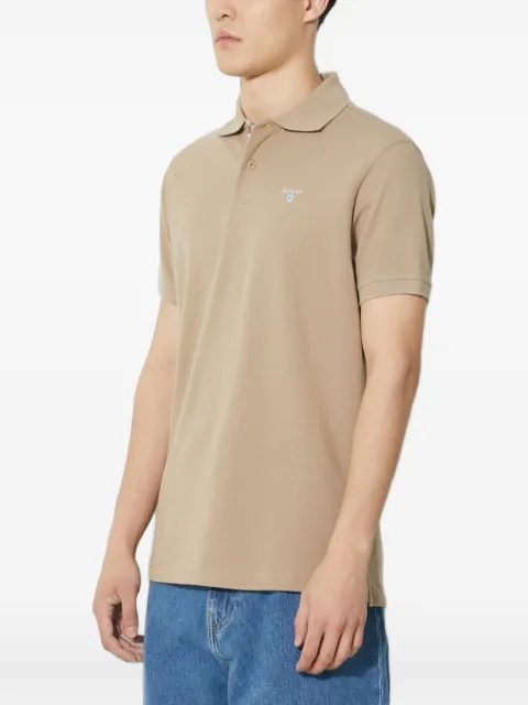 Barbour logo-embroidered polo shirt