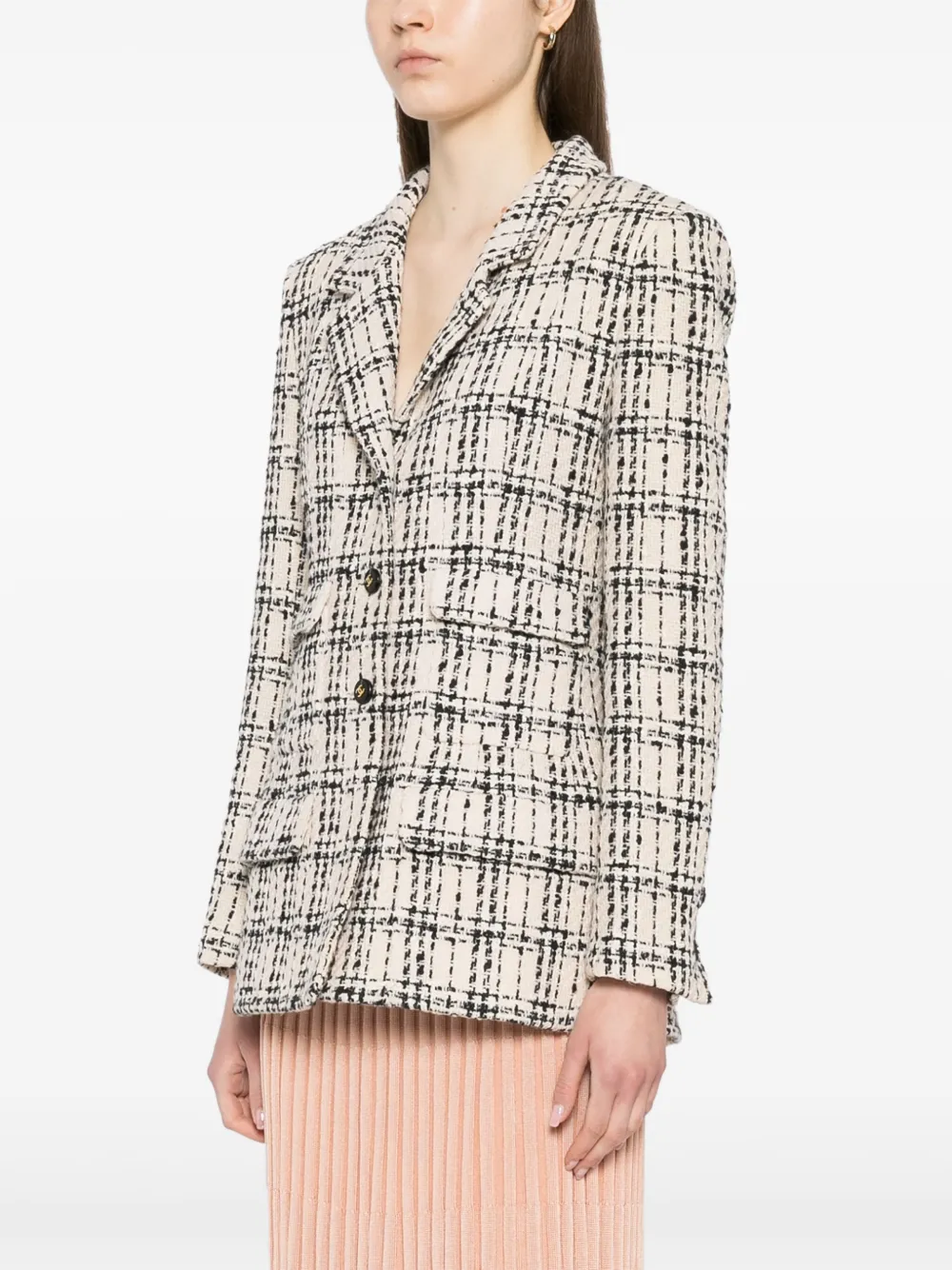 Pre-owned Chanel 1995 Single-breasted Jacket In Neutrals
