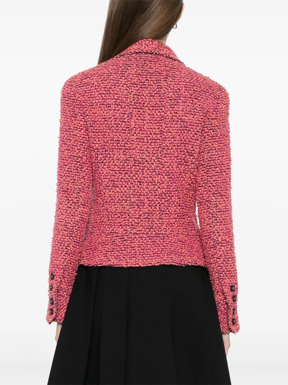 Pre-owned Chanel 1990-2000s Single-breasted Jacket In Pink