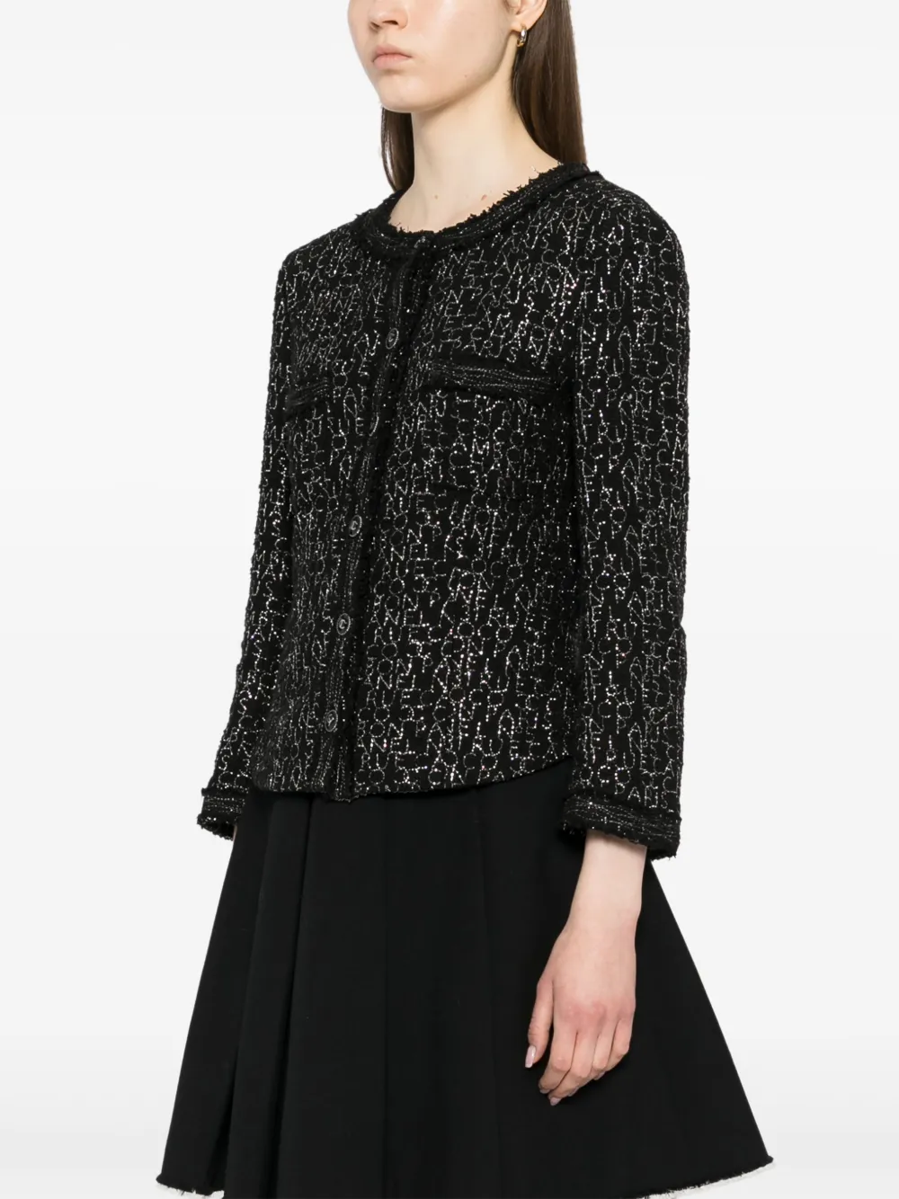 Pre-owned Chanel 2007 Single-breasted Jacket In Black