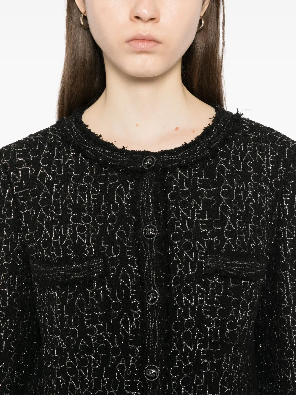 Pre-owned Chanel 2007 Single-breasted Jacket In Black