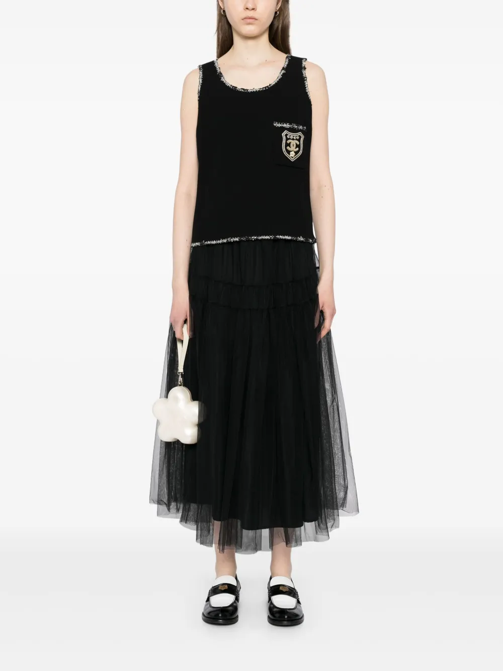 CHANEL Pre-Owned 2005 ensemble sleeveless top | Image 2