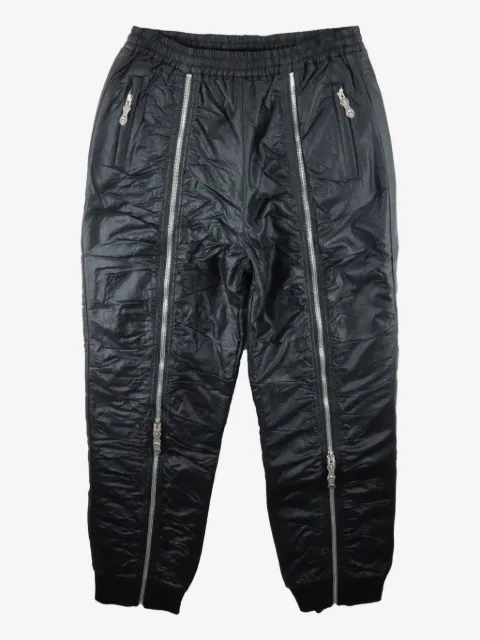 THUG CLUB pantalon à détails de zips