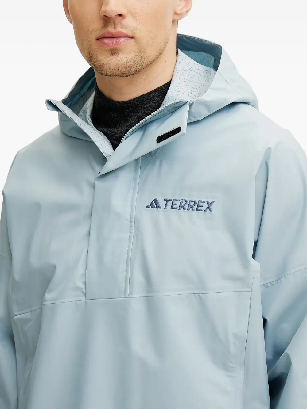 adidas Jack met capuchon Blauw