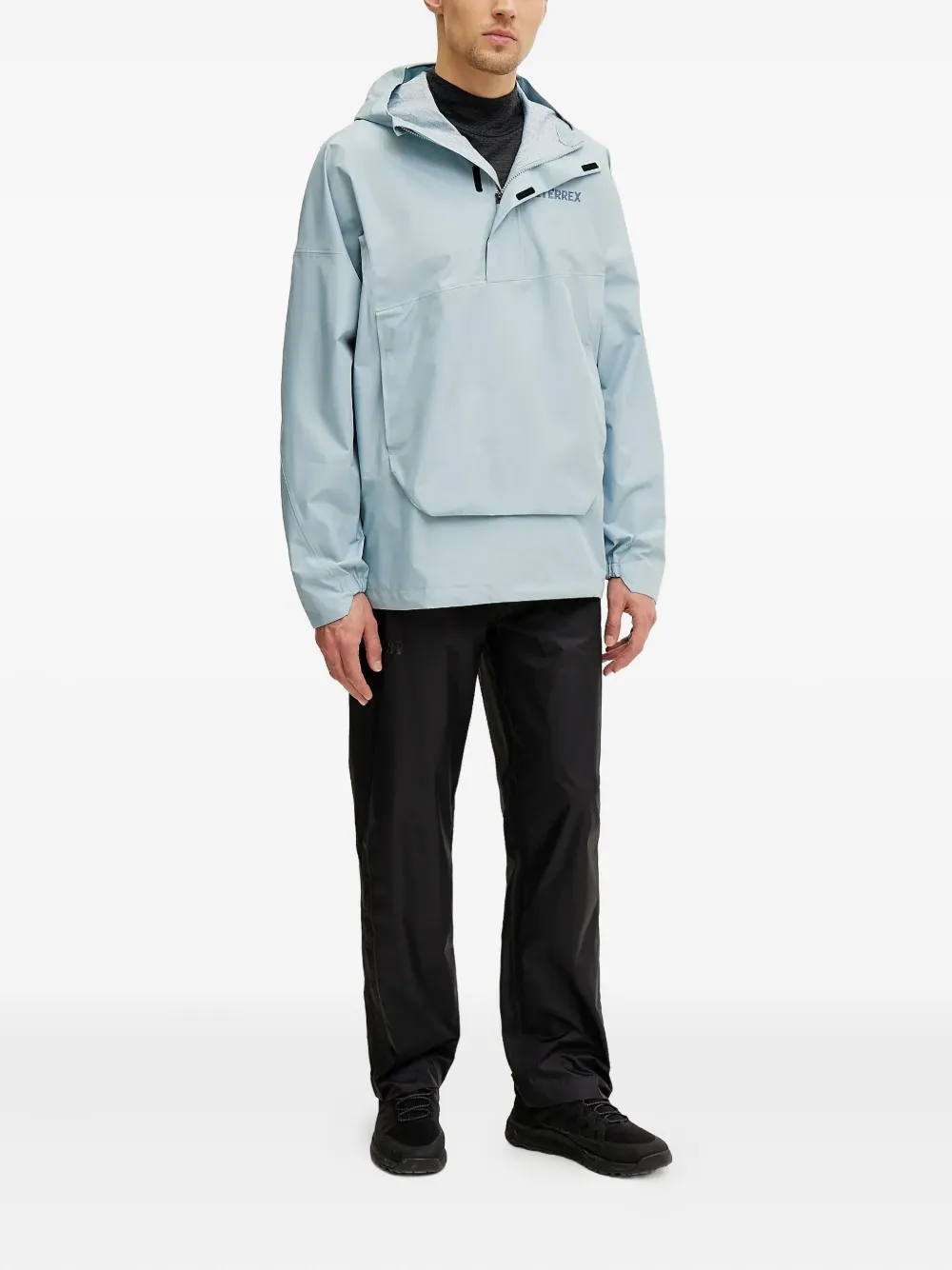 adidas Jack met capuchon Blauw