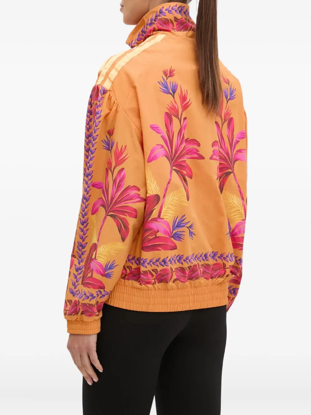 adidas Bomberjack met bloemenprint Oranje